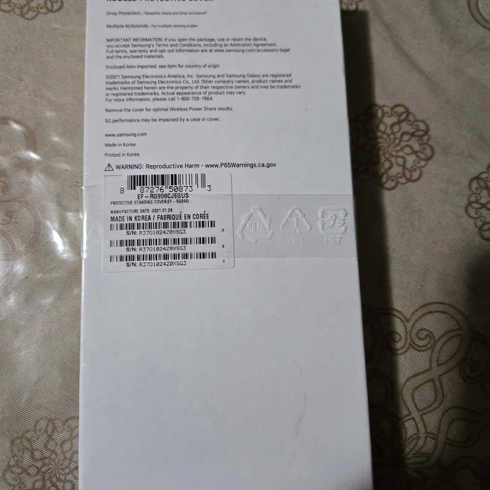 Samsung Rugged Protective Cover for Galaxy S21 Ultra